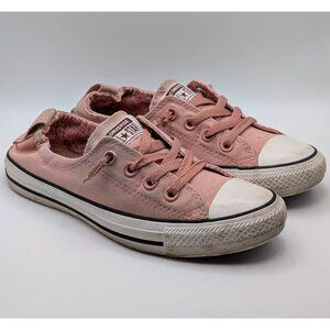 Converse Chuck Taylor All Star Pink Shoreline Slip On Sneakers Women's Size 8